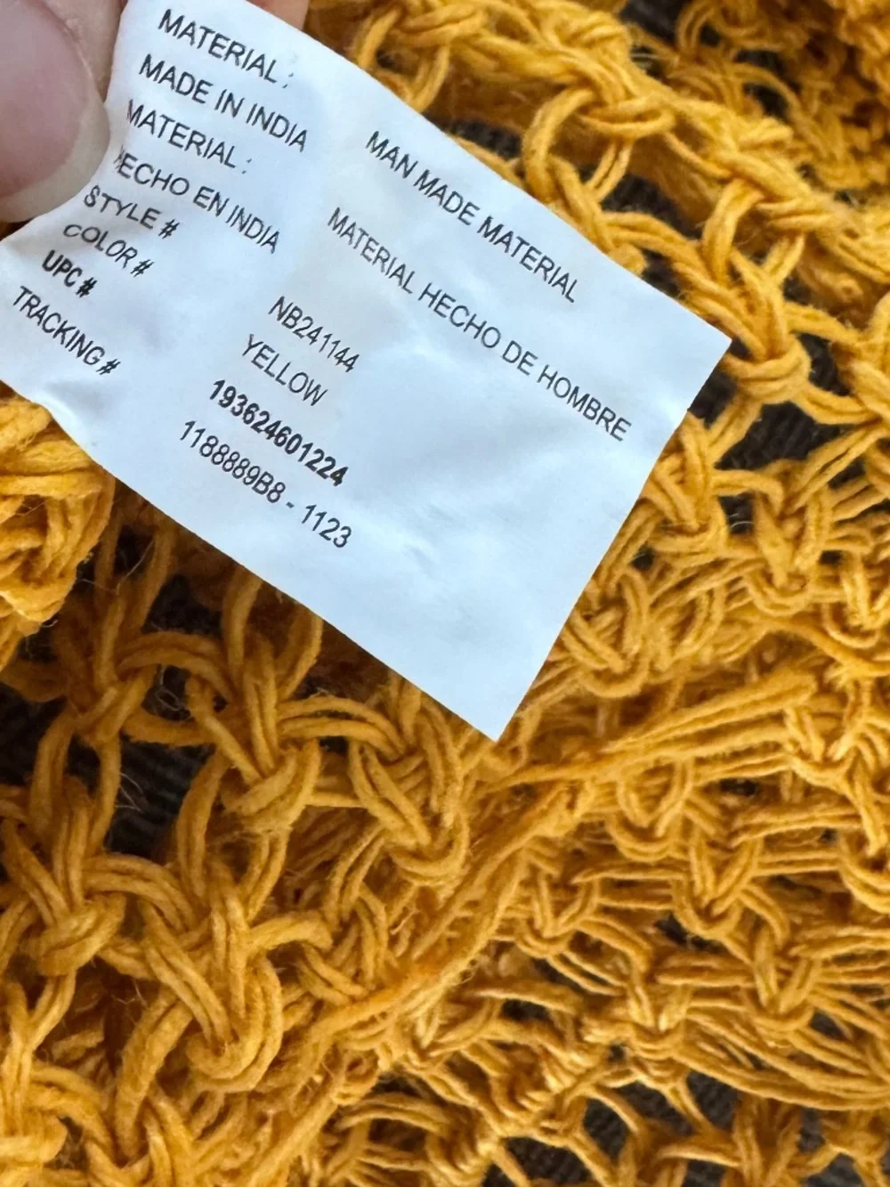 NWOT, RAFFIA WOVEN TOTE WITH DARLING “SOLEIL”